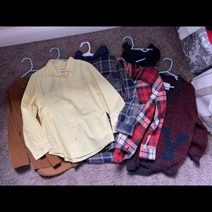 Bundle Boys Dress Shirts and Sweater